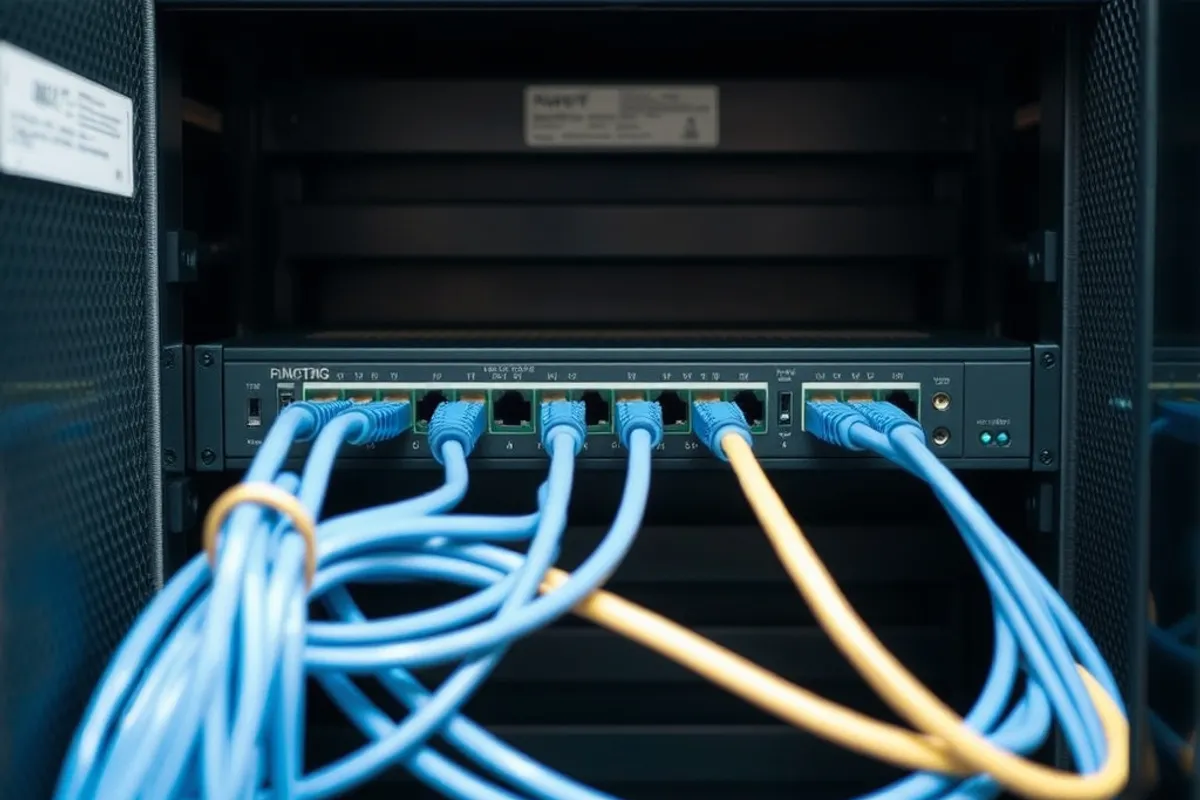 A laptop showing a hosting control panel dashboard