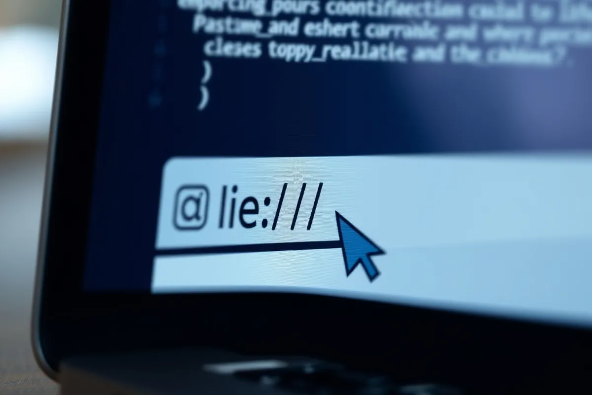 A suspicious email open on a laptop screen