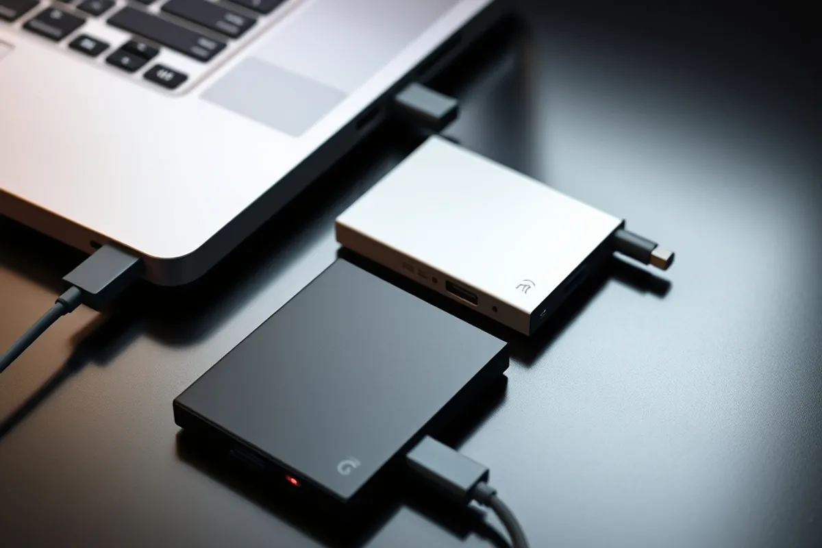 Close-up of an NVMe drive beside a screwdriver